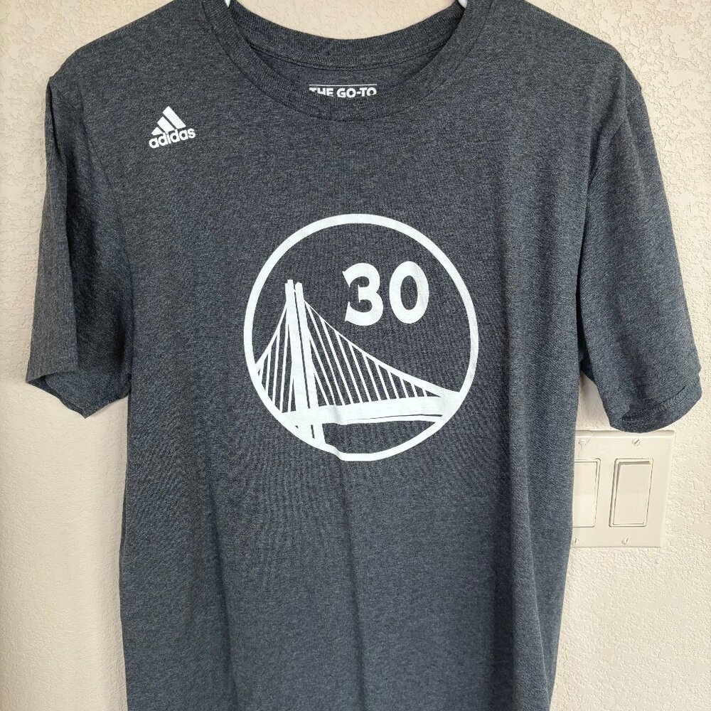 Golden State Warriors Steph Curry grey T-shirt